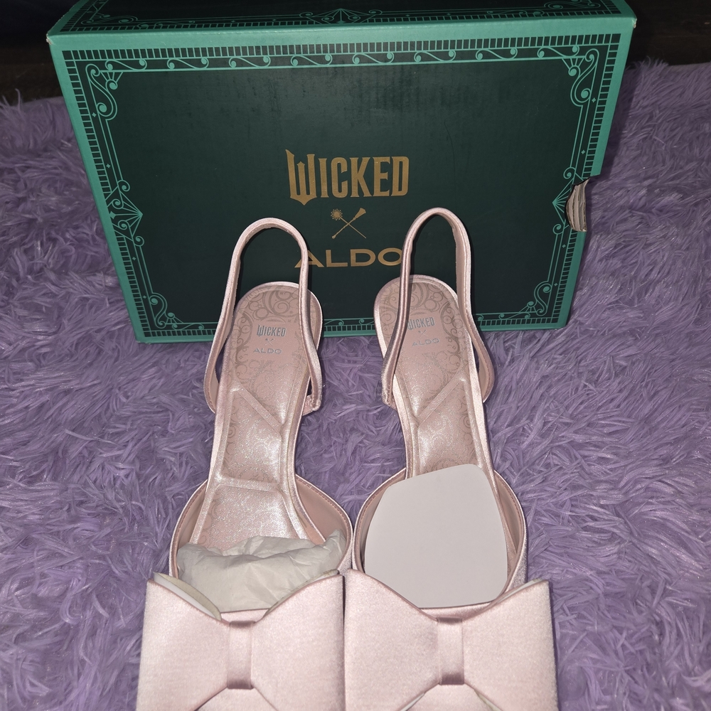 Wicked X Aldo Glinda Kitten Heels